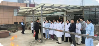 南阳天伦医院消防知识培训及演练